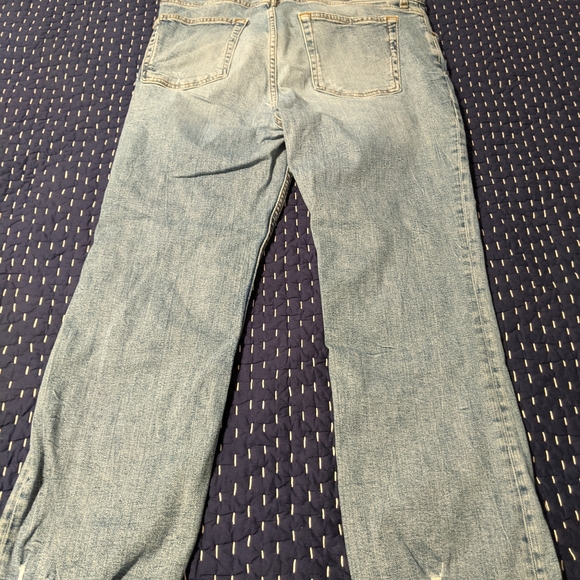 Zara Premium Bootcut Cropped Vintage Jeans - Picture 2 of 4